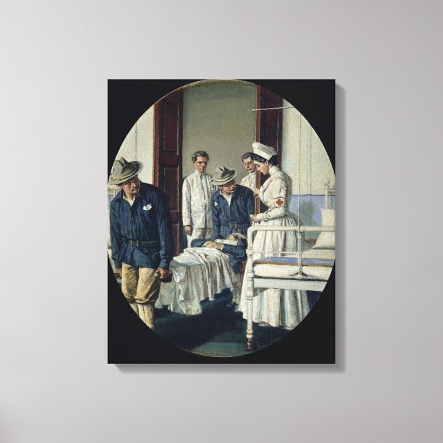 In a military Hospital Canvas Print (Front)