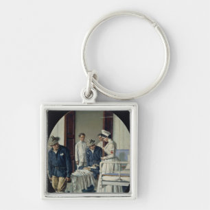 In a military Hospital Keychain