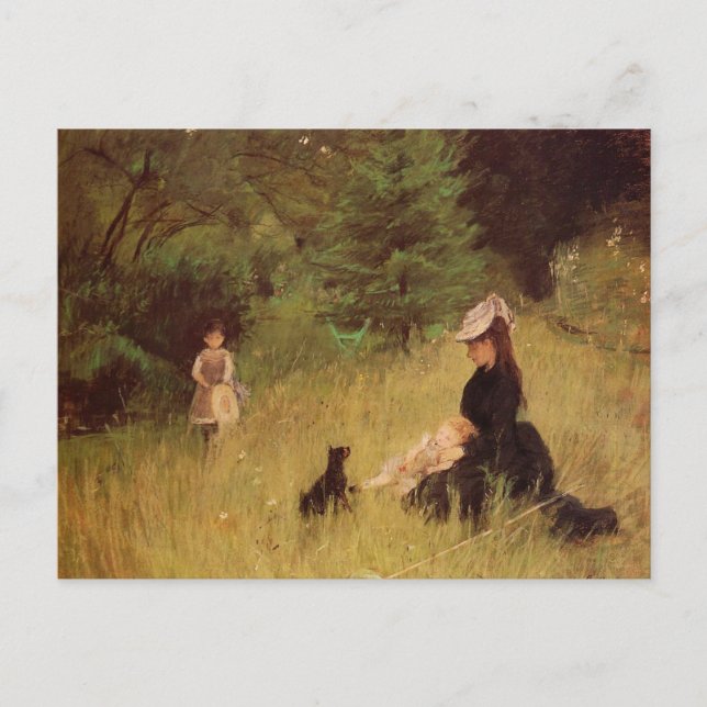 In a Park by Berthe Morisot Postcard (Front)
