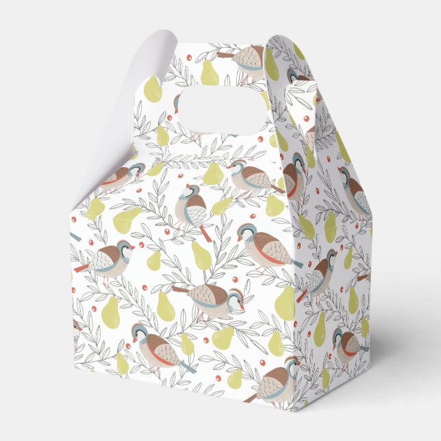 In a Pear Tree Favor Box (Front Side)