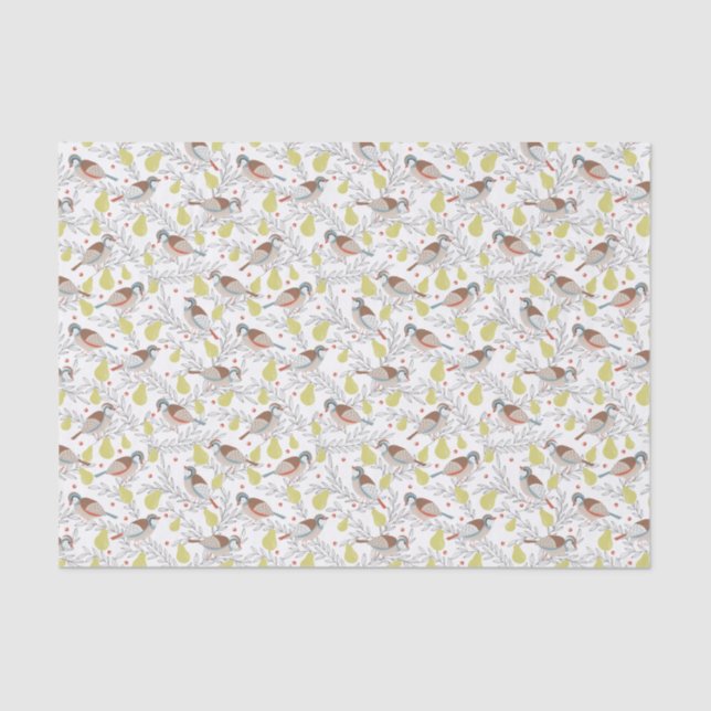 In a Pear Tree Tissue Paper (Front)