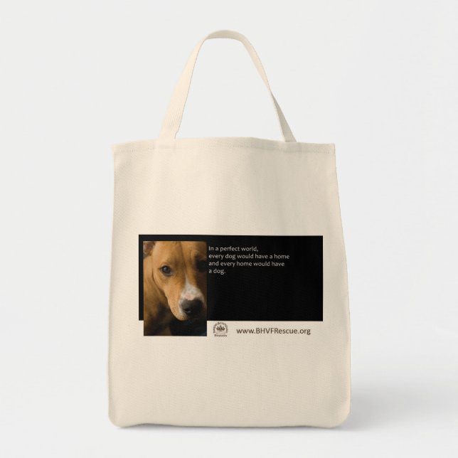 In a Perfect World Tote Bag (Front)