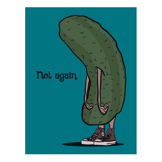 In A Pickle Postcard