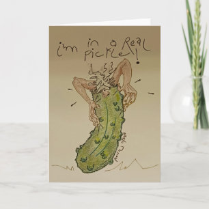 In a Real Pickle Thank You Card