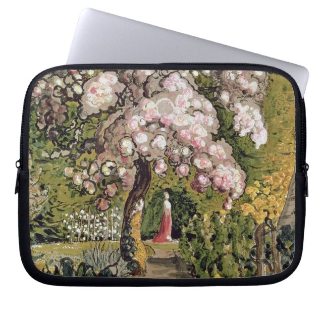 In a Shoreham Garden (w/c) Laptop Sleeve (Front)