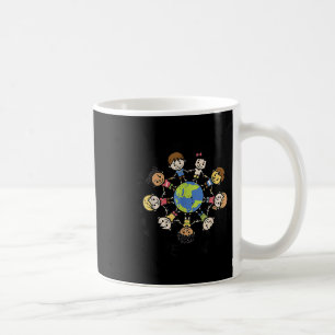In A World Be Kind Kids Earth Anti Bullying Unity Coffee Mug