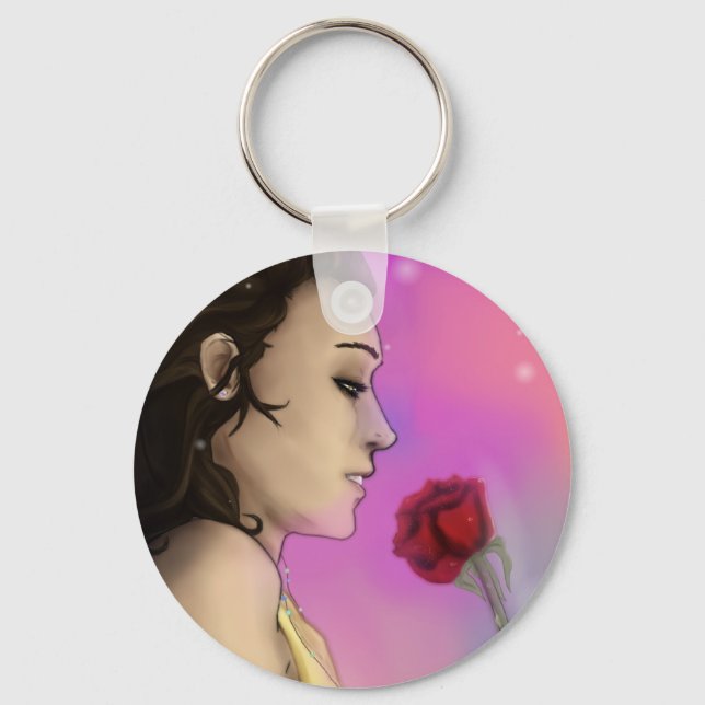 In a World of Love Keychain (Front)