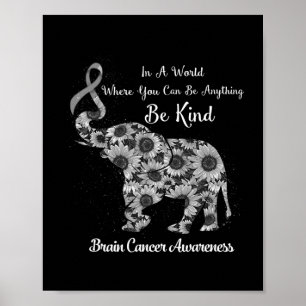 In A World Where You Can Be Anything Be Kind Brain Poster