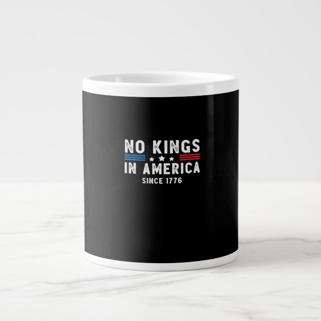 In America Presidents Are Not Kings Minimal Clean Large Coffee Mug (Front)