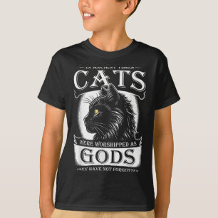 In Ancient Times Cats Were Worshipped As Gods Pet T-Shirt