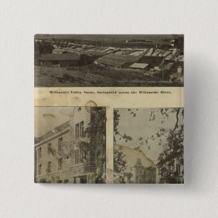 In and about Eugene, Oregon 2 Inch Square Button
