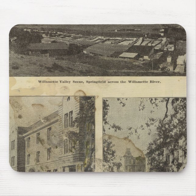 In and about Eugene, Oregon Mouse Pad (Front)
