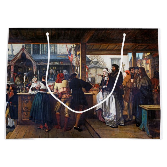 In Antwerp (Belgium), Albrecht Durer Large Gift Bag (Front)