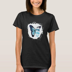 In April We Wear Blue Autism Awareness Autistic Bu T-Shirt