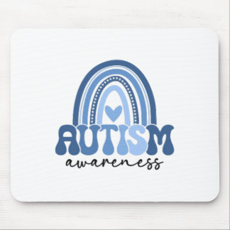 In April We Wear Blue Autism Awareness Month Autis Mouse Pad