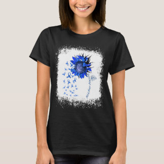 In April We Wear Blue Autism Awareness Month Rainb T-Shirt