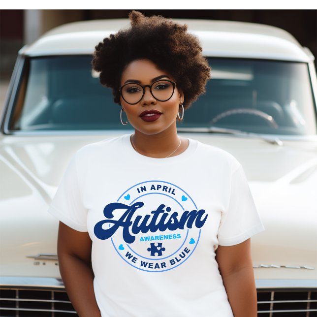 In April We Wear Blue Autism T-shirt (Creator Uploaded)