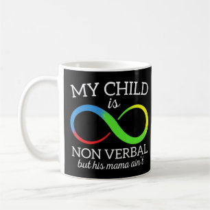 In April We wear blue for Autism awareness, grab t Coffee Mug