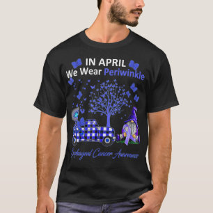 In April We Wear Periwinkle Esophageal Cancer Awar T-Shirt