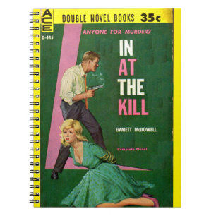 In At the Kill pulp novel cover Notebook