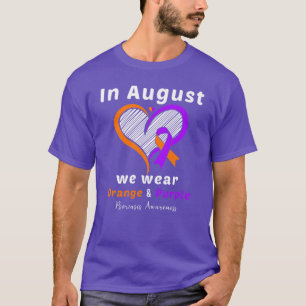 In august we wear purple International Overdose Aw T-Shirt