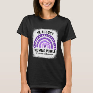 In August We Wear Purple Overdose Awareness Month T-Shirt