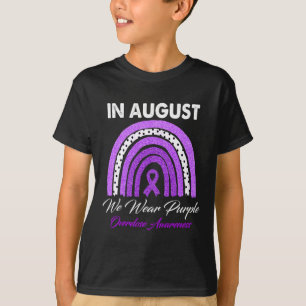 In August We Wear Purple Overdose Awareness Month  T-Shirt