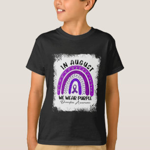 In August We Wear Purple Overdose Awareness  T-Shirt