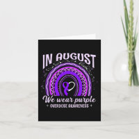 In August We Wear Purple Rainbow Overdose Awarenes