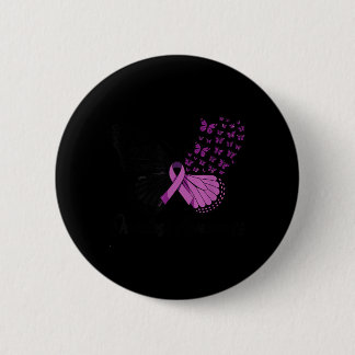 In August Wear Purple Overdose Awareness Purple 2 Inch Round Button