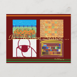 In Autumn Season 2021 Postcard