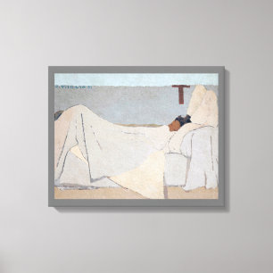 In Bed, Edouard Vuillard Canvas Print