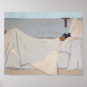 In Bed, Edouard Vuillard Poster