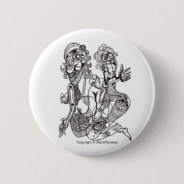 In  between 2 inch round button (Front)