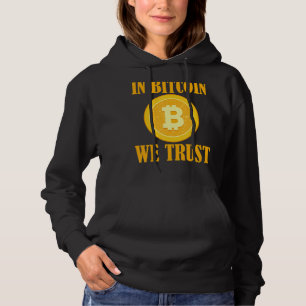 In Bitcoin We Trust Crypto Large Coin Blockchain R Hoodie
