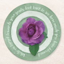 In Bloom Paper Coaster