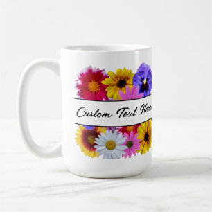 In Bloom - Square Split Floral Coffee Mug