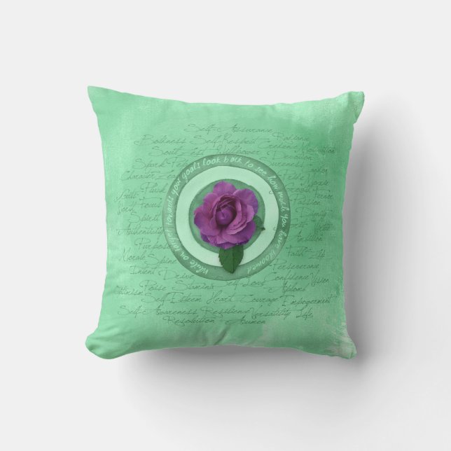 In Bloom Throw Pillow (Front)