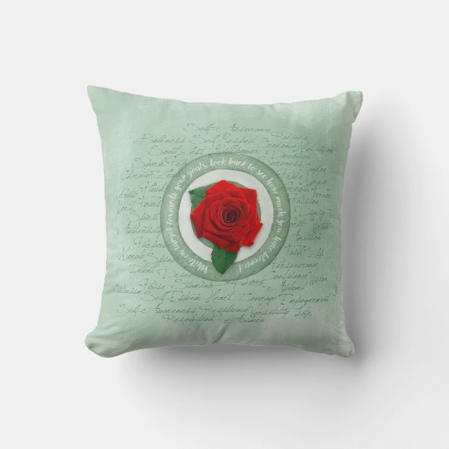 In Bloom Throw Pillow (Front)
