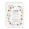 In Bloom Wildflower Save the Date Invitation