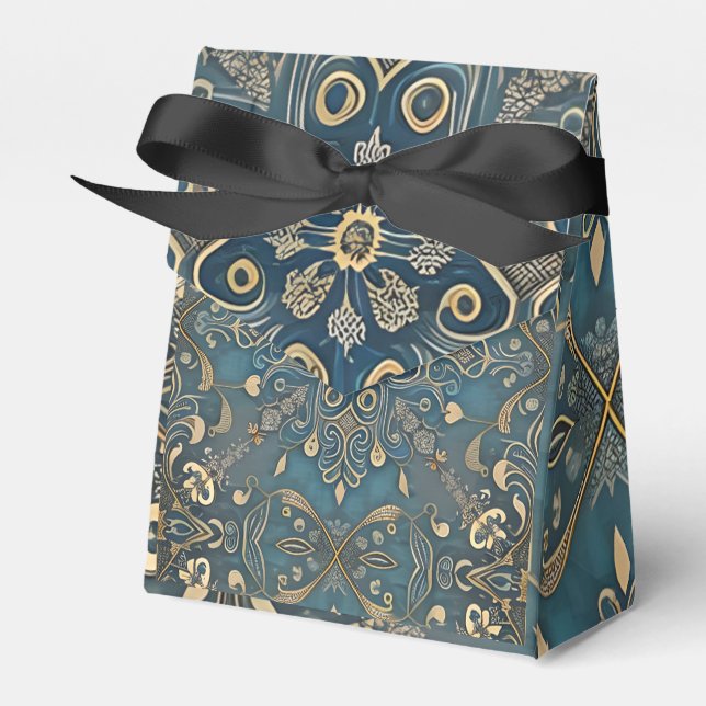 in blue favor box (Front Side)