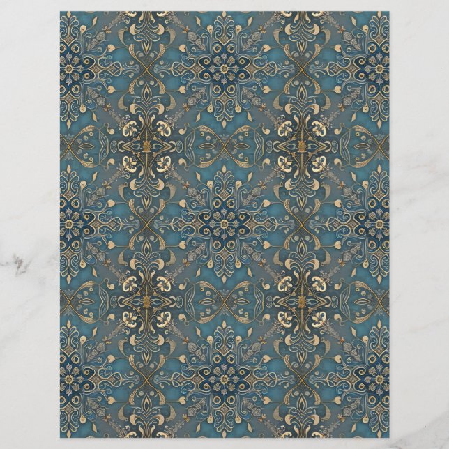 in blue letterhead (Front)