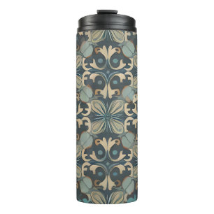 in blue thermal tumbler