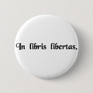 In books freedom 2 inch round button