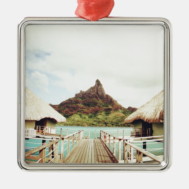 In Bora Bora Metal Ornament (Front)