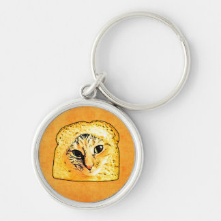 In Bread Cat Keychain