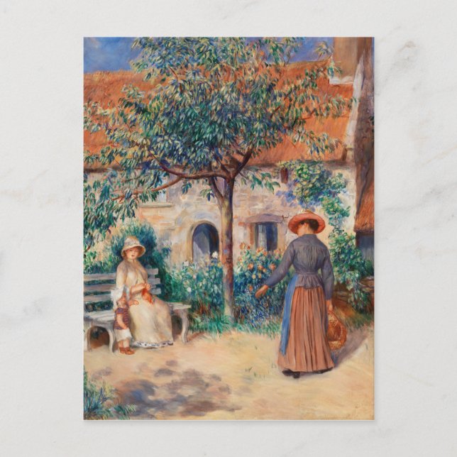 In Brittany by Renoir Impressionist Painting Postcard (Front)
