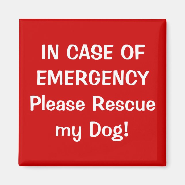 In Case of Emergency Magnet (Front)