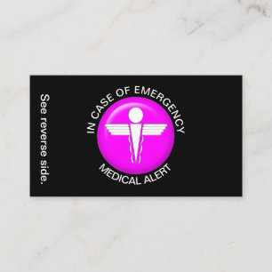 IN CASE OF EMERGENCY Medical Alert Card