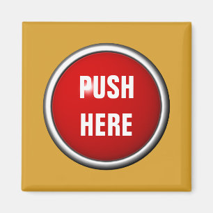 in case of emergency push here magnet